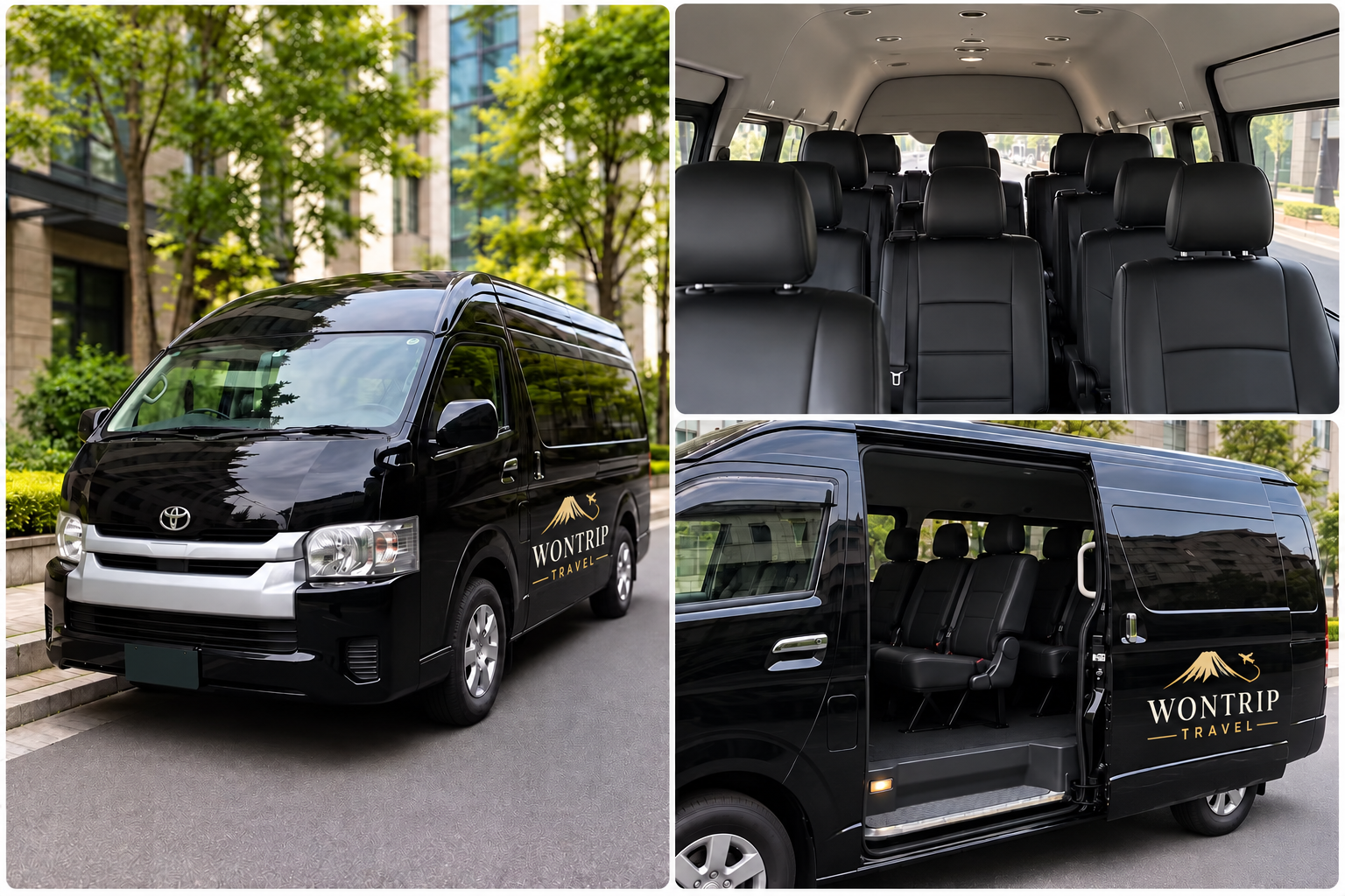Toyota Hiace for group transfers and charters